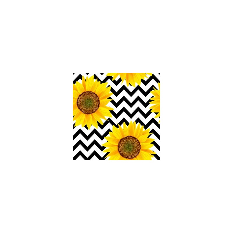 Estampado Girasoles con Grecas