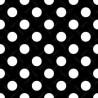 Estampado Polka Dots Negro