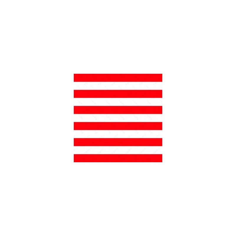Estampado Stripes Rojo 1.5 cm