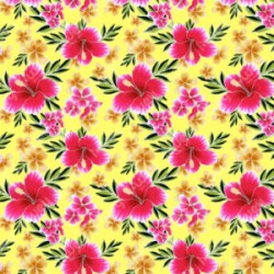 Estampado Flores Hawai Amarillo