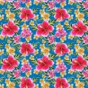 Estampado Flores Hawai Azul