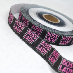 Elástico Estampado Boss Lady